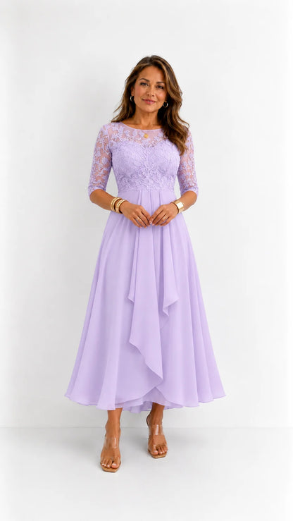 RHONDA | Elegante abito in pizzo