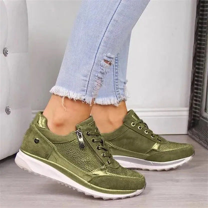 Ginette | Orthopädische Sneaker mit Reißverschluss