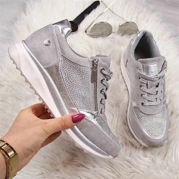 Ginette | Orthopädische Sneaker mit Reißverschluss