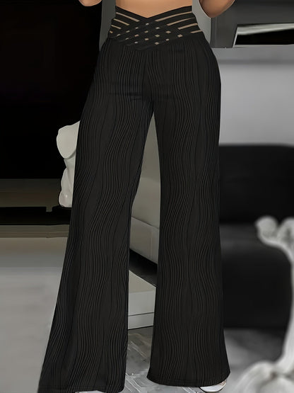 Emma | Pantalones cruzados de tiro alto