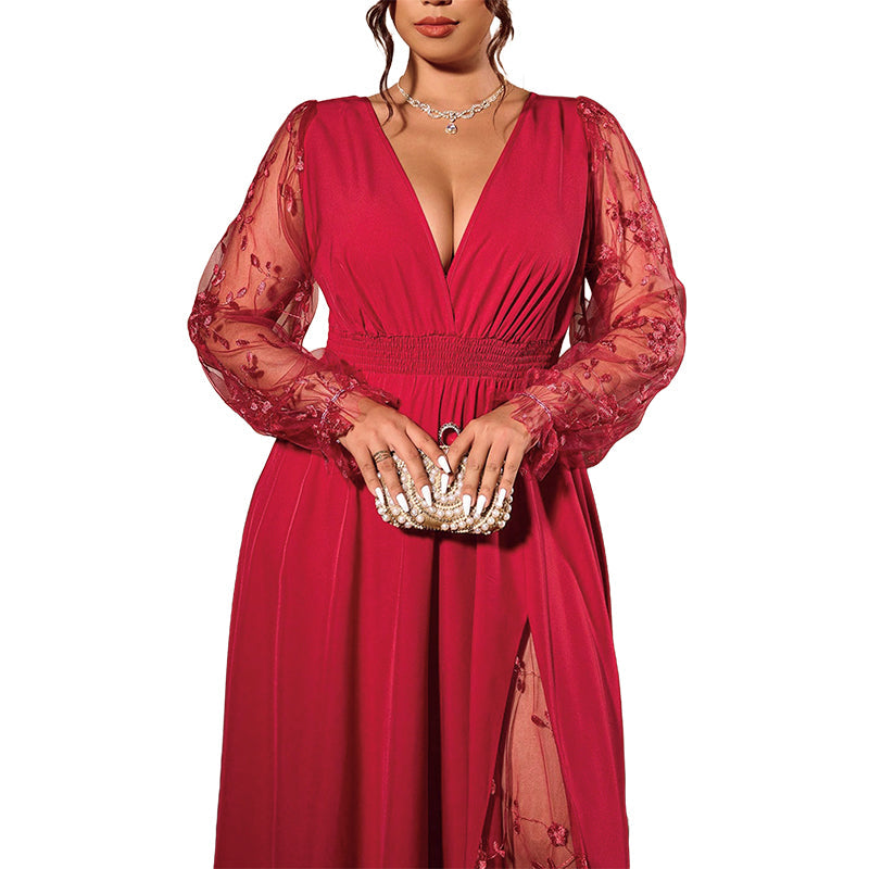 Abito Celeste – Eleganza Romantica in Pizzo