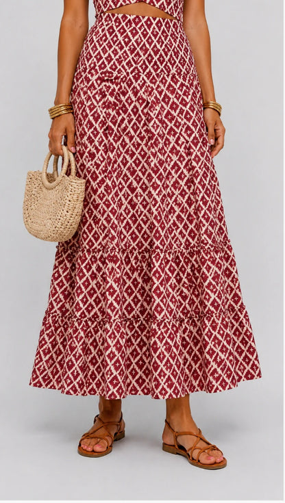Elsa | Conjunto elegante con diseño de hombros descubiertos