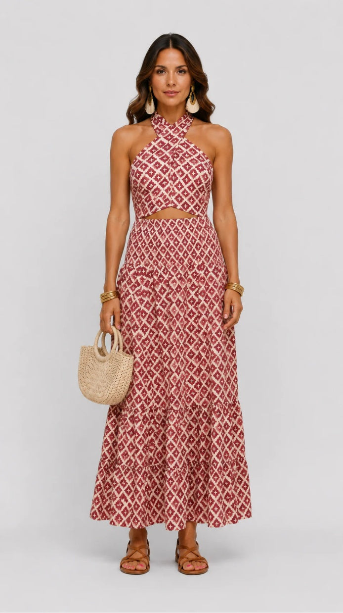 Elsa | Conjunto elegante con diseño de hombros descubiertos